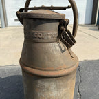 VINTAGE ANTIQUE STANDARD OIL IND 5 GAL LIQUID MEASURE CAN JUG