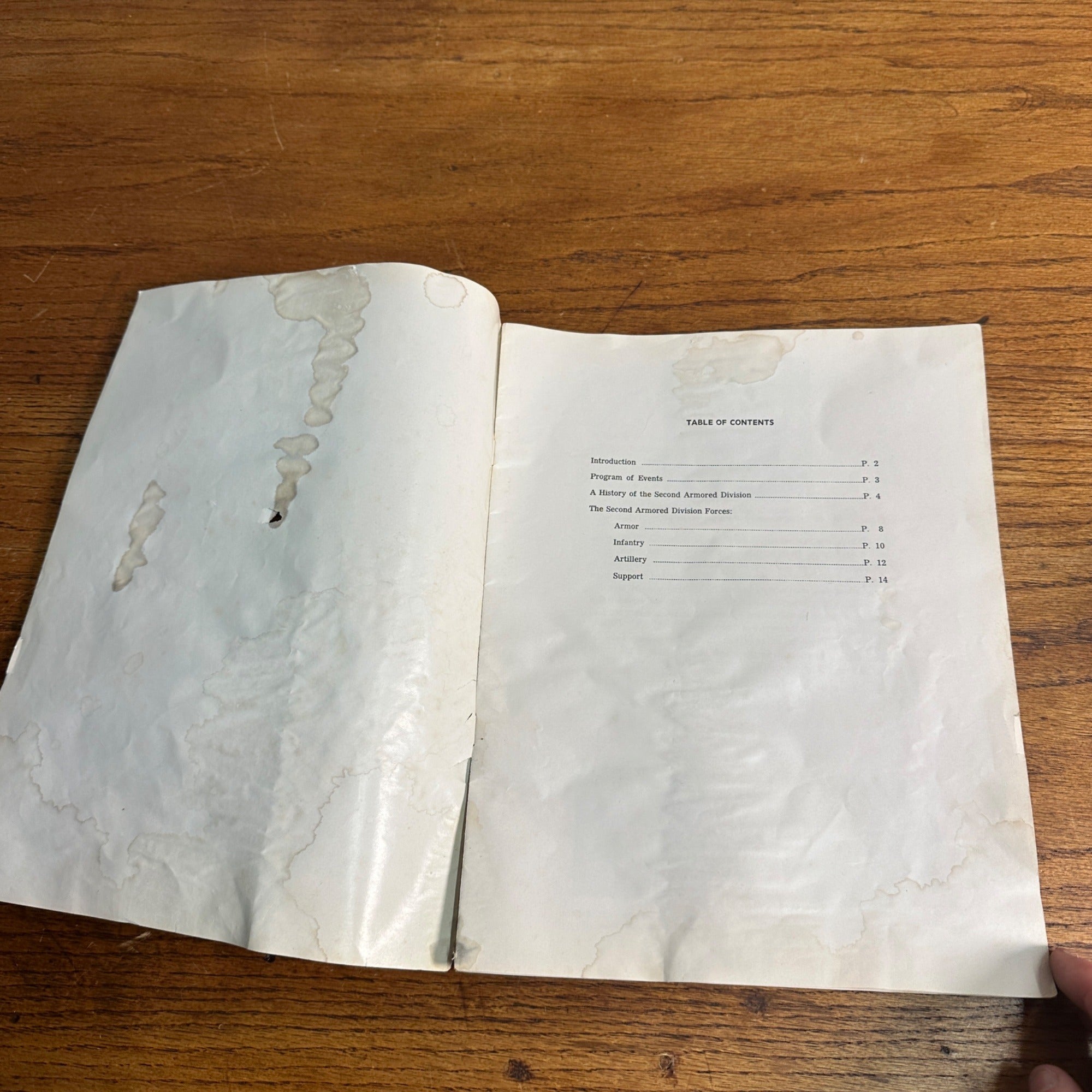 Vintage 2nd Armored Division US Army Fort Hood TX 1963 Program 23rd Anniversary