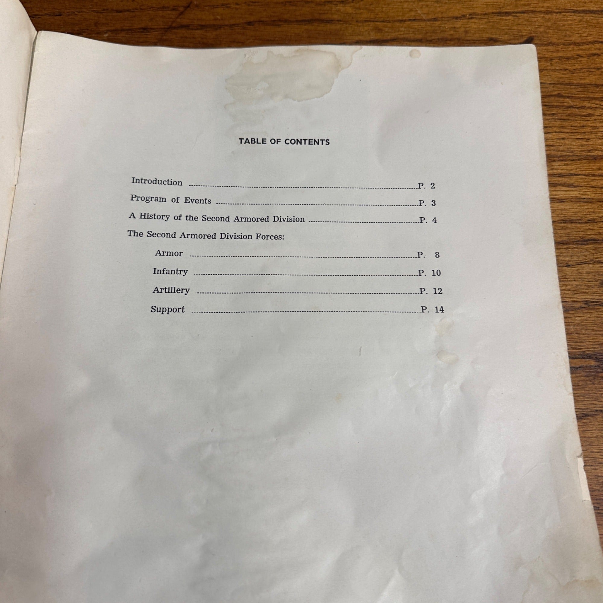 Vintage 2nd Armored Division US Army Fort Hood TX 1963 Program 23rd Anniversary