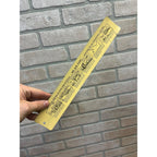 Vintage Fond du Lac Skyport Airport Advertising Ruler Air Charter Ambulance