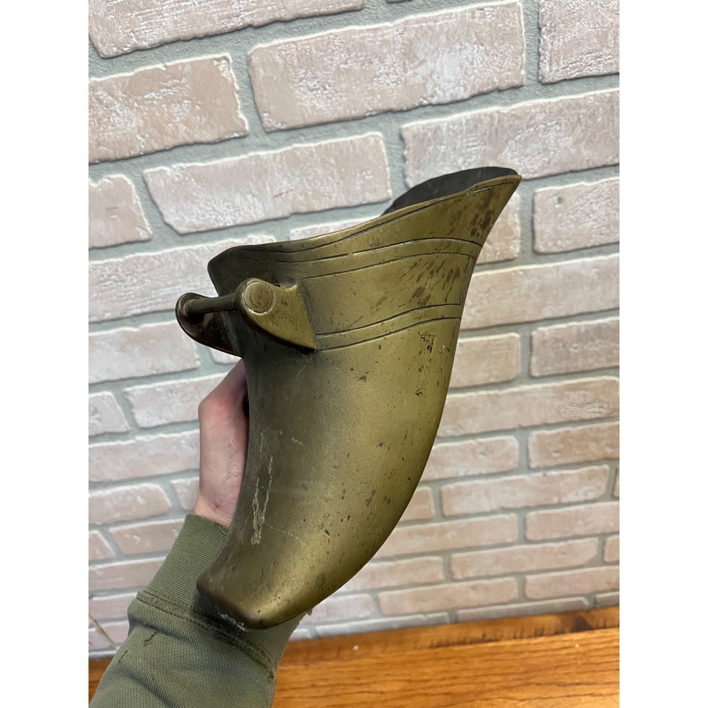 Antique Conquistador Horse Stirrup Brass Spanish Battle Shoe Souvenir