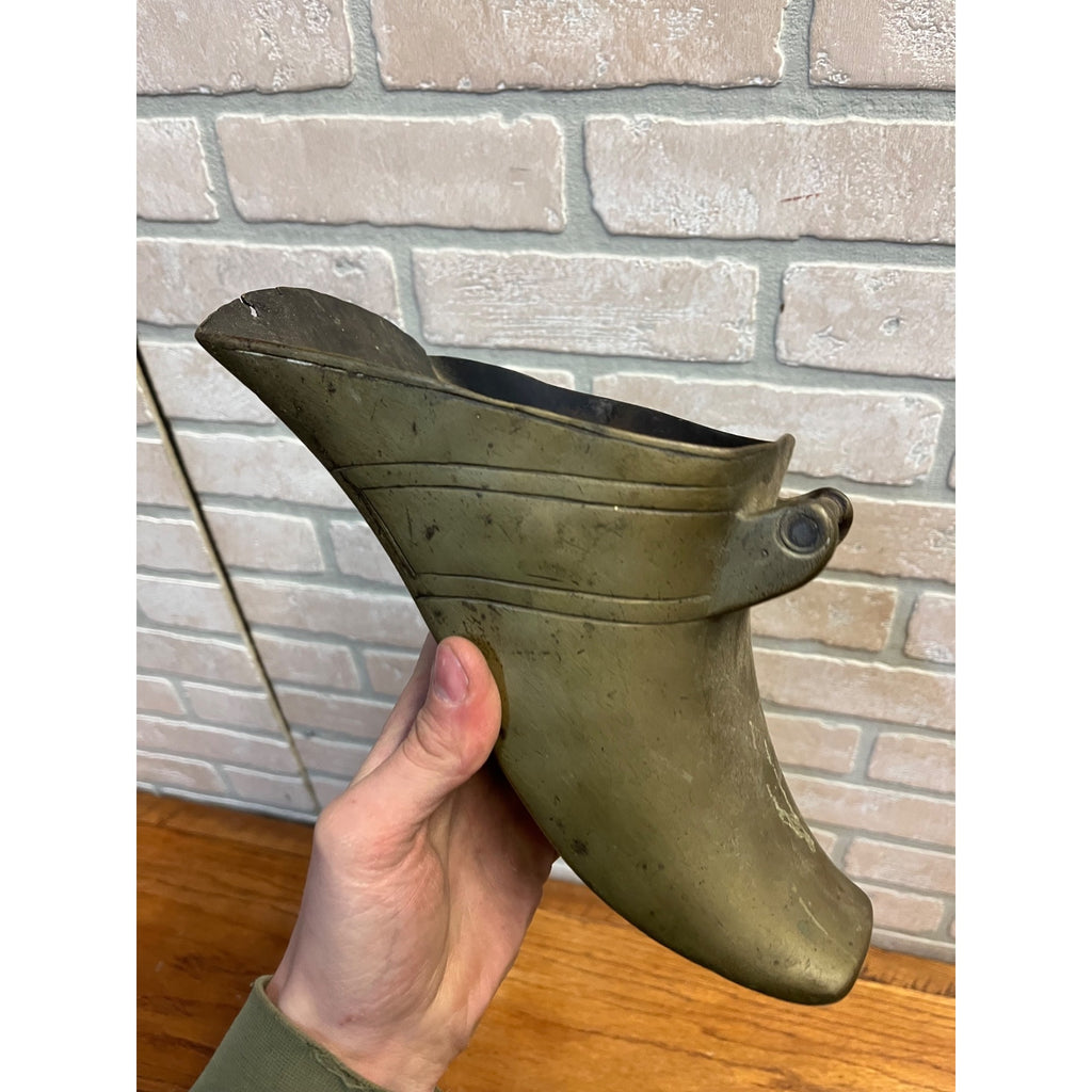 Antique Conquistador Horse Stirrup Brass Spanish Battle Shoe Souvenir
