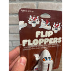 Rare Vintage 1981 Tomy Flip Floppers Nasa Space Shuttle Wind-Up Toy New on Card