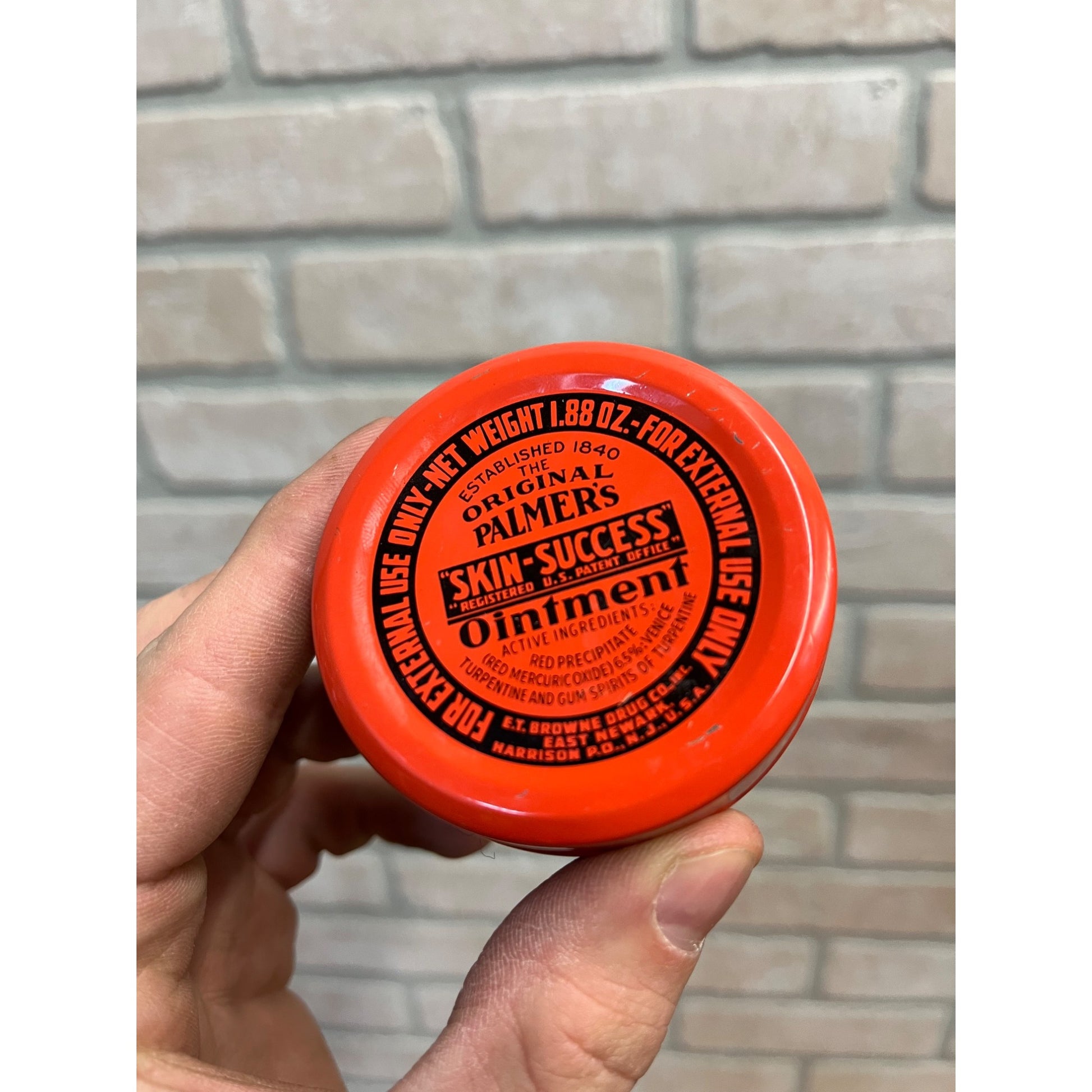 Vintage Palmers Skin-Success Ointment Box w/ Full Tin Antique Apothecary Pharma