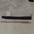 Early South Bend Fly Fishing Rod Bamboo 9ft W/ Slip Case 3-piece
