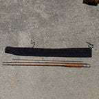 Early South Bend Fly Fishing Rod Bamboo 9ft W/ Slip Case 3-piece