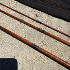 Early South Bend Fly Fishing Rod Bamboo 9ft W/ Slip Case 3-piece
