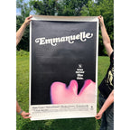 LARGE 1975 Emmanuelle X-Rated Sylvia Kristel Sexploitation Movie Poster 48x60