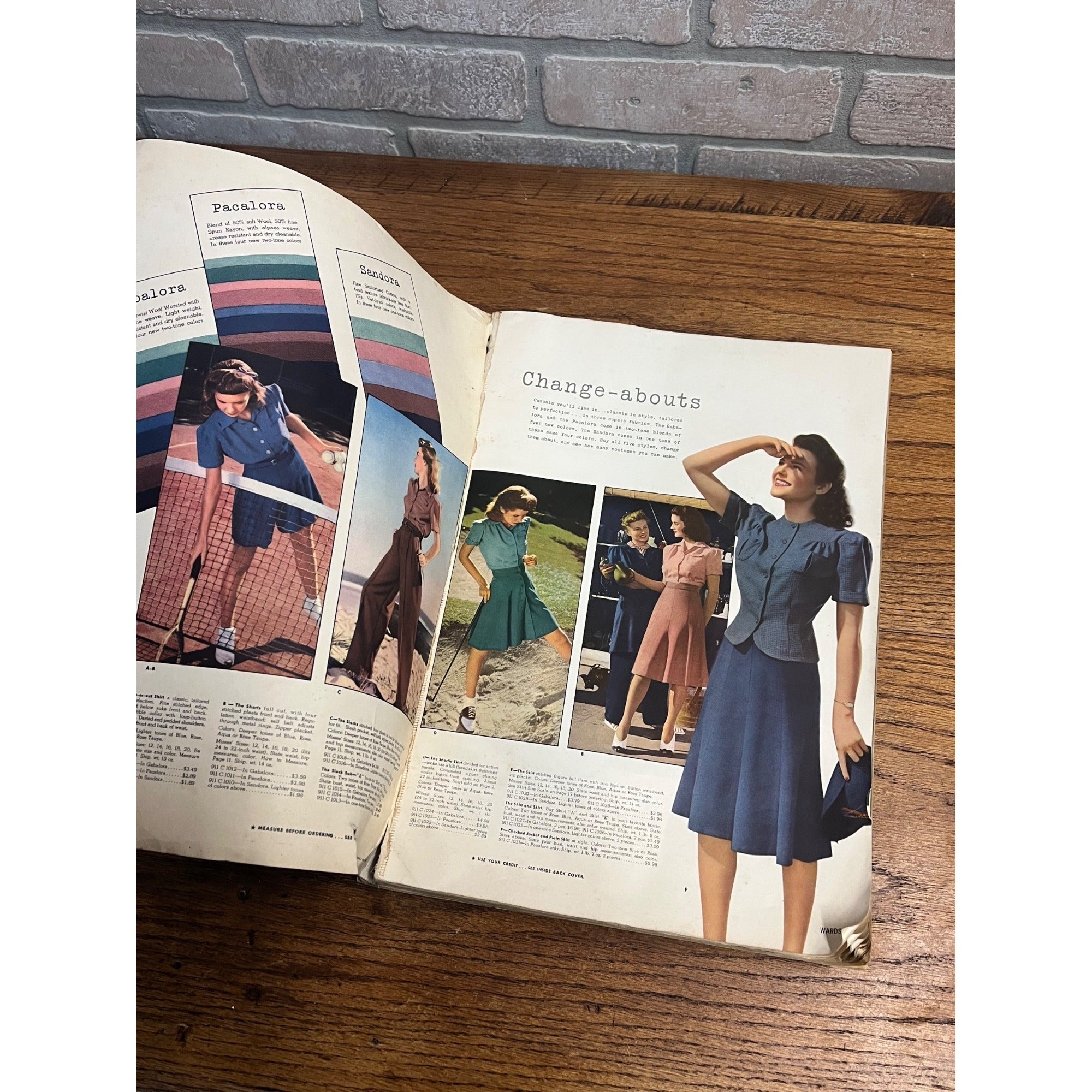 Vintage Montgomery Ward Spring & Summer 1941 Catalog Fashion Dept. Store