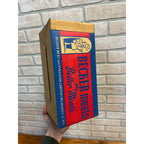Vintage Becker Meats Milwaukee Wisconsin Advertising Empty Cardboard Box Wis WI