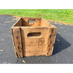 Vintage 1930s Jung Pilsner Beer Crate Random Lake Wisconsin Wis WI