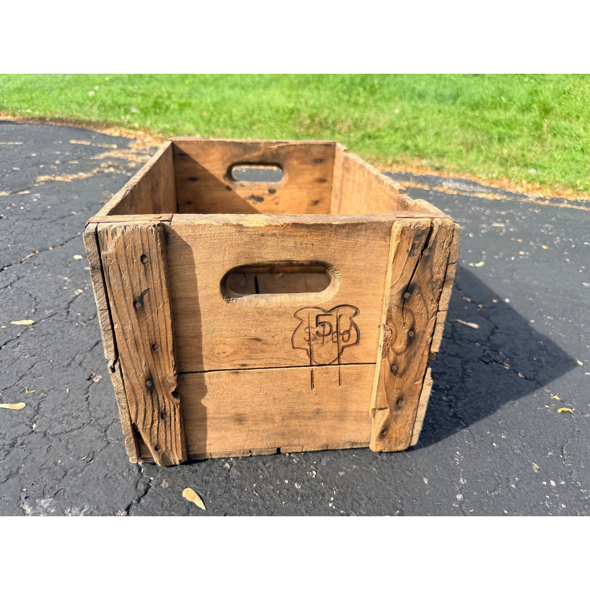 Vintage 1930s Jung Pilsner Beer Crate Random Lake Wisconsin Wis WI