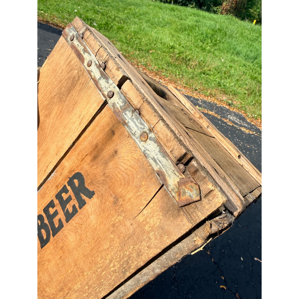 Vintage 1930s Jung Pilsner Beer Crate Random Lake Wisconsin Wis WI