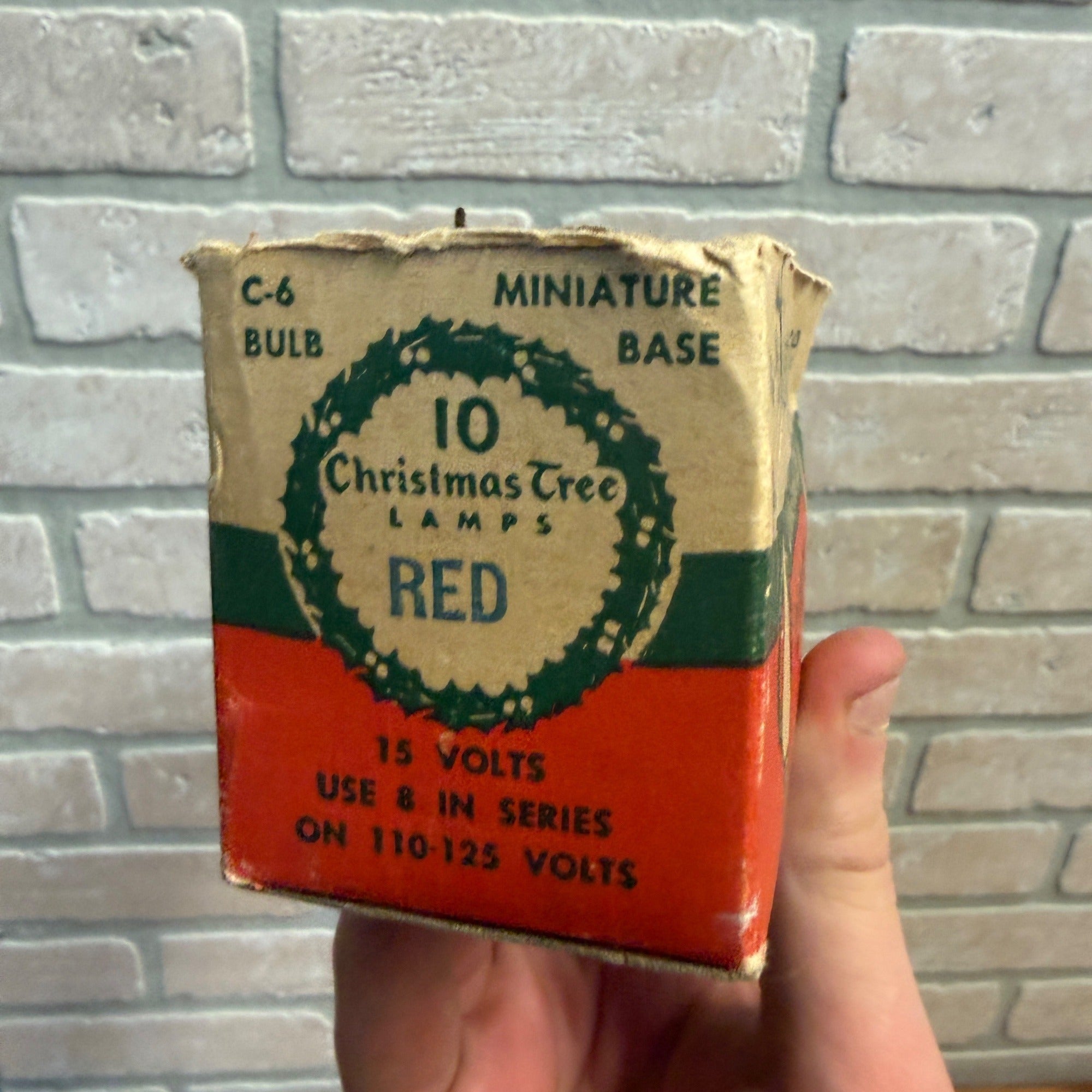 Mixed Lot C6 Red Christmas String Light Bulbs Replacement Works Set