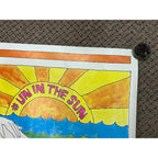 RARE Vintage 1969 7UP #Un In The Sun Poster By Pat Dupold 34"x21"
