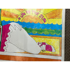 RARE Vintage 1969 7UP #Un In The Sun Poster By Pat Dupold 34"x21"