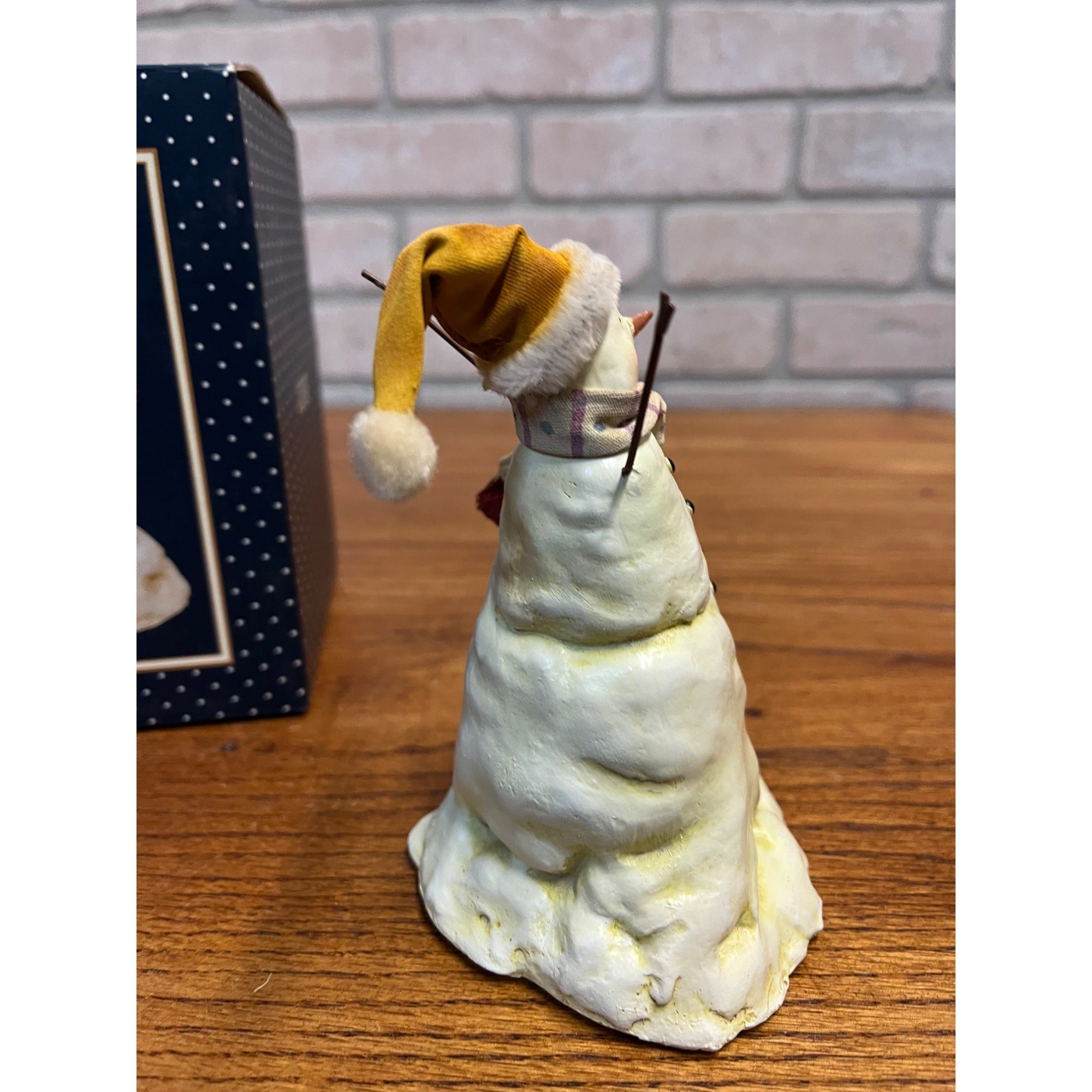 2004 Falling Snow by Karen Good Snowman Figure Lang Classic Santa & Snowmen