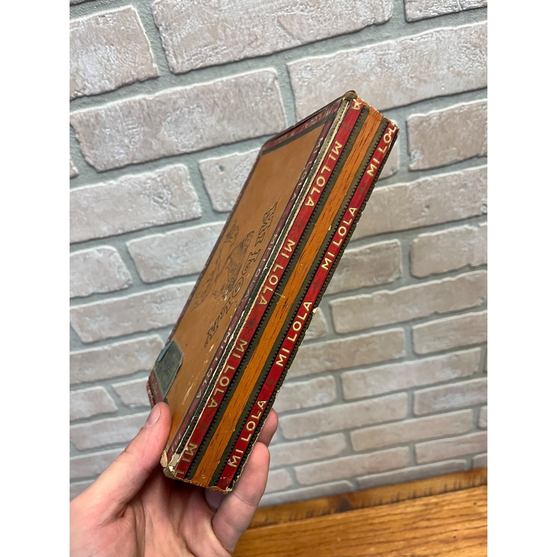 Vintage Mi Lola Cigars Advertising Box Empty Milwaukee Wisconsin Wis WI