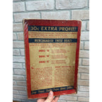 Vintage Baby Ruth Curtiss  5-Cent Candy Bar Store Display Advertising Empty Box
