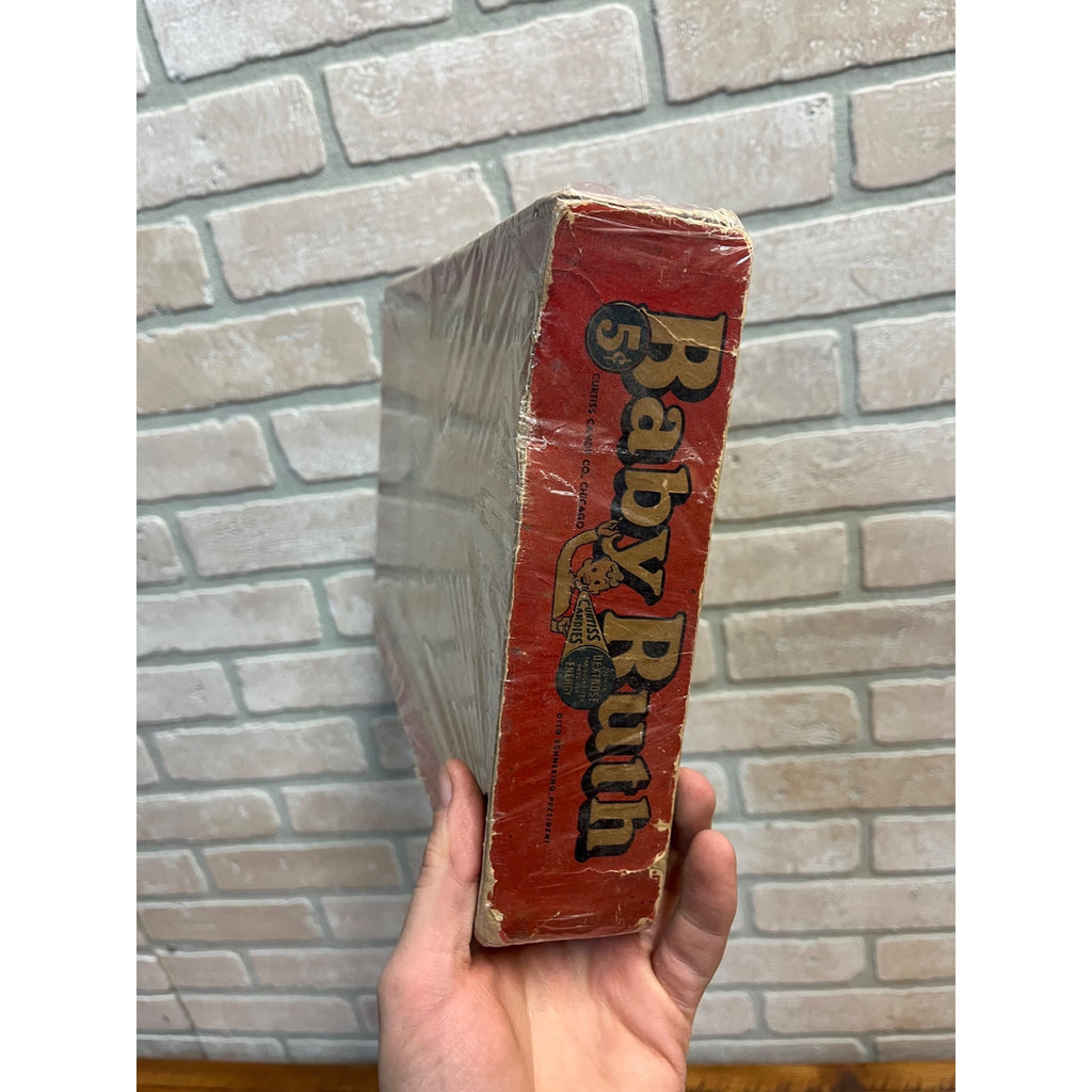 Vintage Baby Ruth Curtiss  5-Cent Candy Bar Store Display Advertising Empty Box