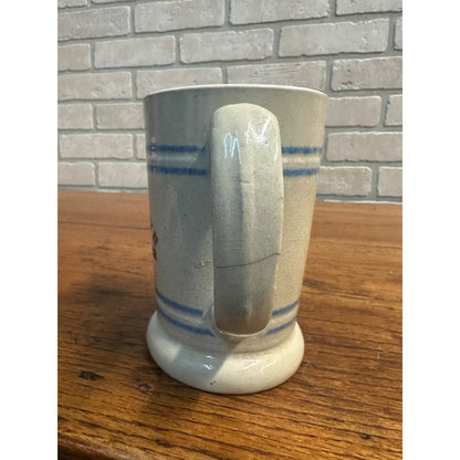 vintage 1930s Buckeye Root Beer Stoneware Advertising Mug Soda Fountain