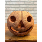 RARE Vintage Halloween F.N. Burt Paper Mache Pulp Jack o' Lantern JOL Early