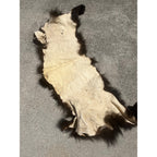 Black Bear Partial Tanned Hide Fur Back Rear Paws -- 46" x 17"