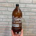 Auto-Lite Battery Electrolyte Bottle Container Vtg Retro Electric Auto Garage