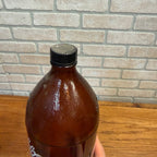 Auto-Lite Battery Electrolyte Bottle Container Vtg Retro Electric Auto Garage