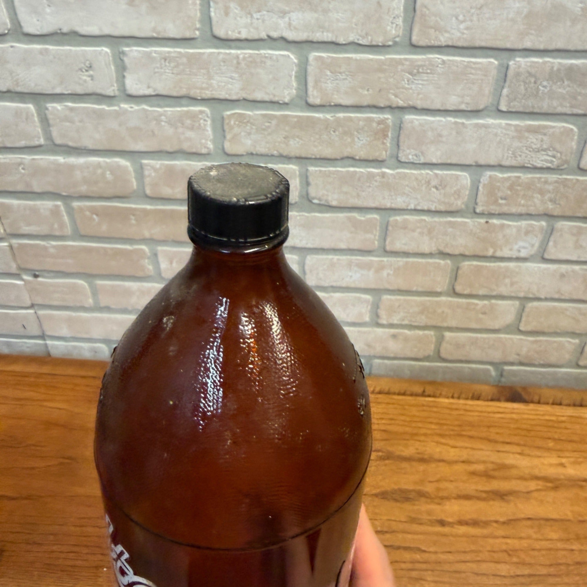Auto-Lite Battery Electrolyte Bottle Container Vtg Retro Electric Auto Garage