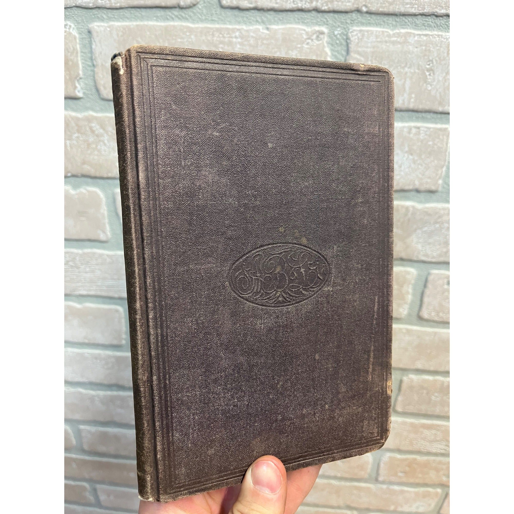 Antique 1867 Hand Book of History American & European Hardcover