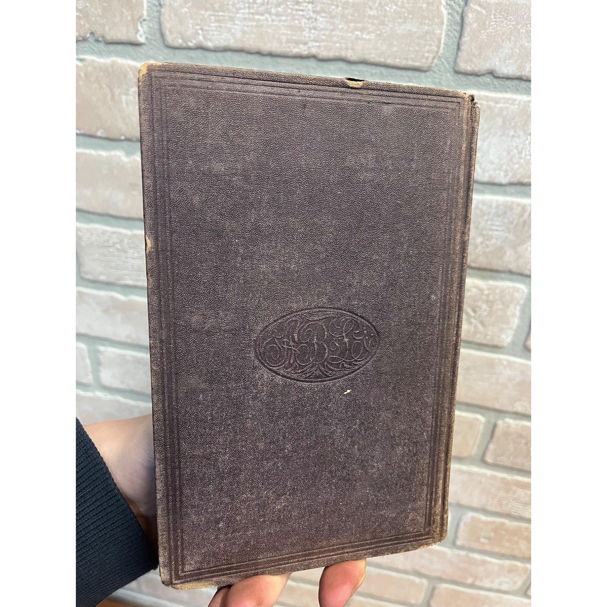 Antique 1867 Hand Book of History American & European Hardcover