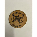 Vintage 1987 Heinerbeiner Ski Race Newburg Wisconsin Wooden Token