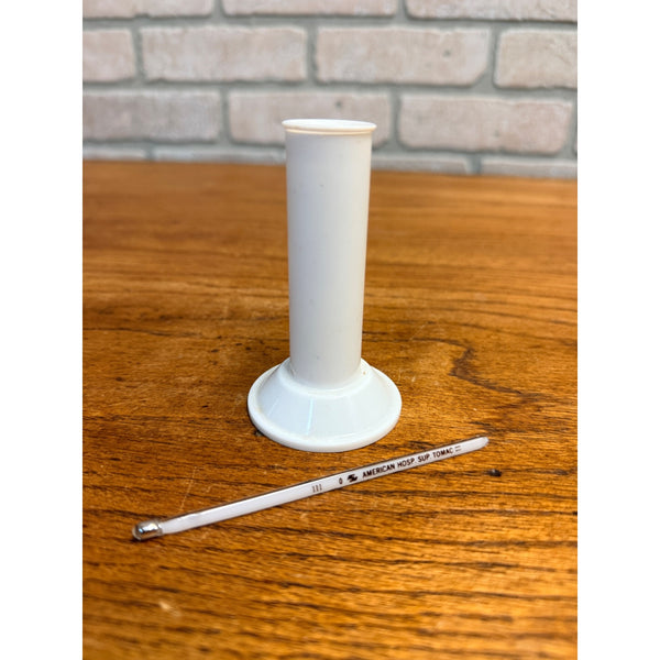 Vintage Oral Temp Gauge Therm TOMAC American Hospital Supply Hydrometer