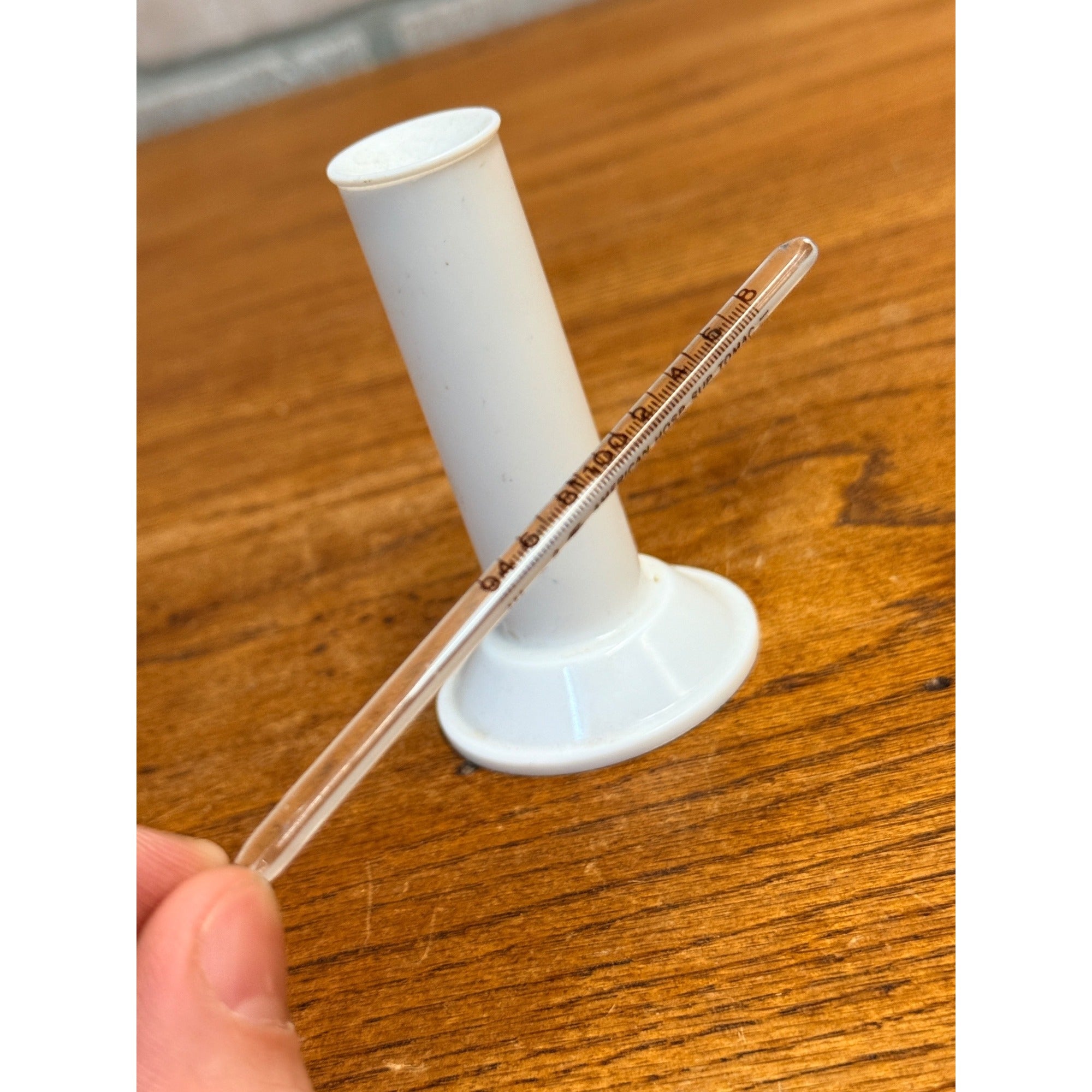 Vintage Oral Temp Gauge Therm TOMAC American Hospital Supply Hydrometer