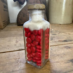 RARE Vintage Adrosperm Tablets Bottle Searle Chicago Medicine Drug Store FULL