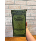 Vintage Large Green Lithographed Pressed Herbs/Botanicals Druggist Box Parke Davis & Co. Manufacturing Chemists Detroit, Michigan