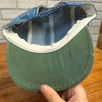 MICKEY MOUSE WALT DISNEY Advertising DENIM & GREEN SNAPBACK HAT CAP