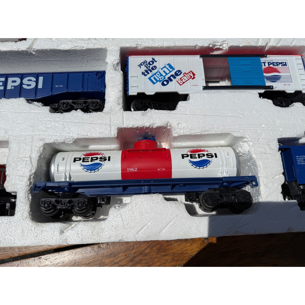 Vintage O-27 Gauge K-Line Pepsi Generation Train Set Complete Set