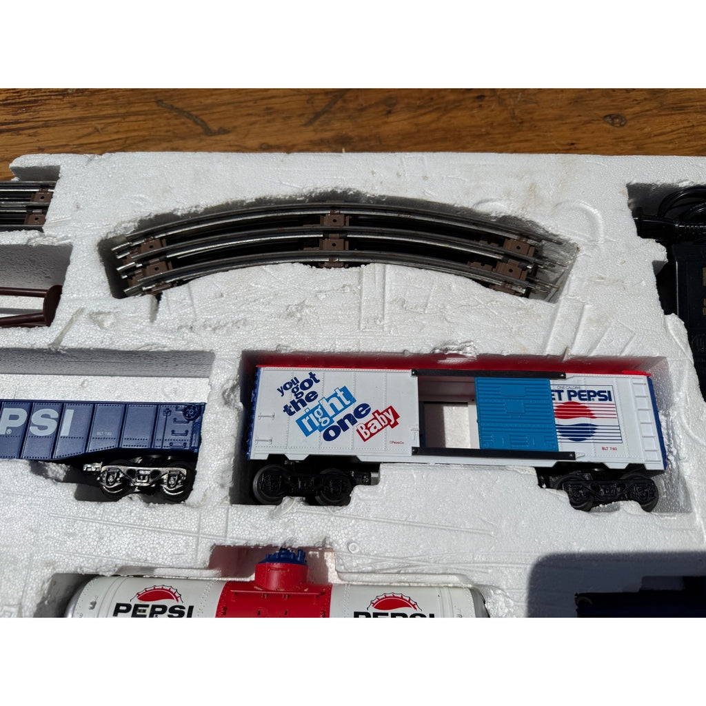 Vintage O-27 Gauge K-Line Pepsi Generation Train Set Complete Set