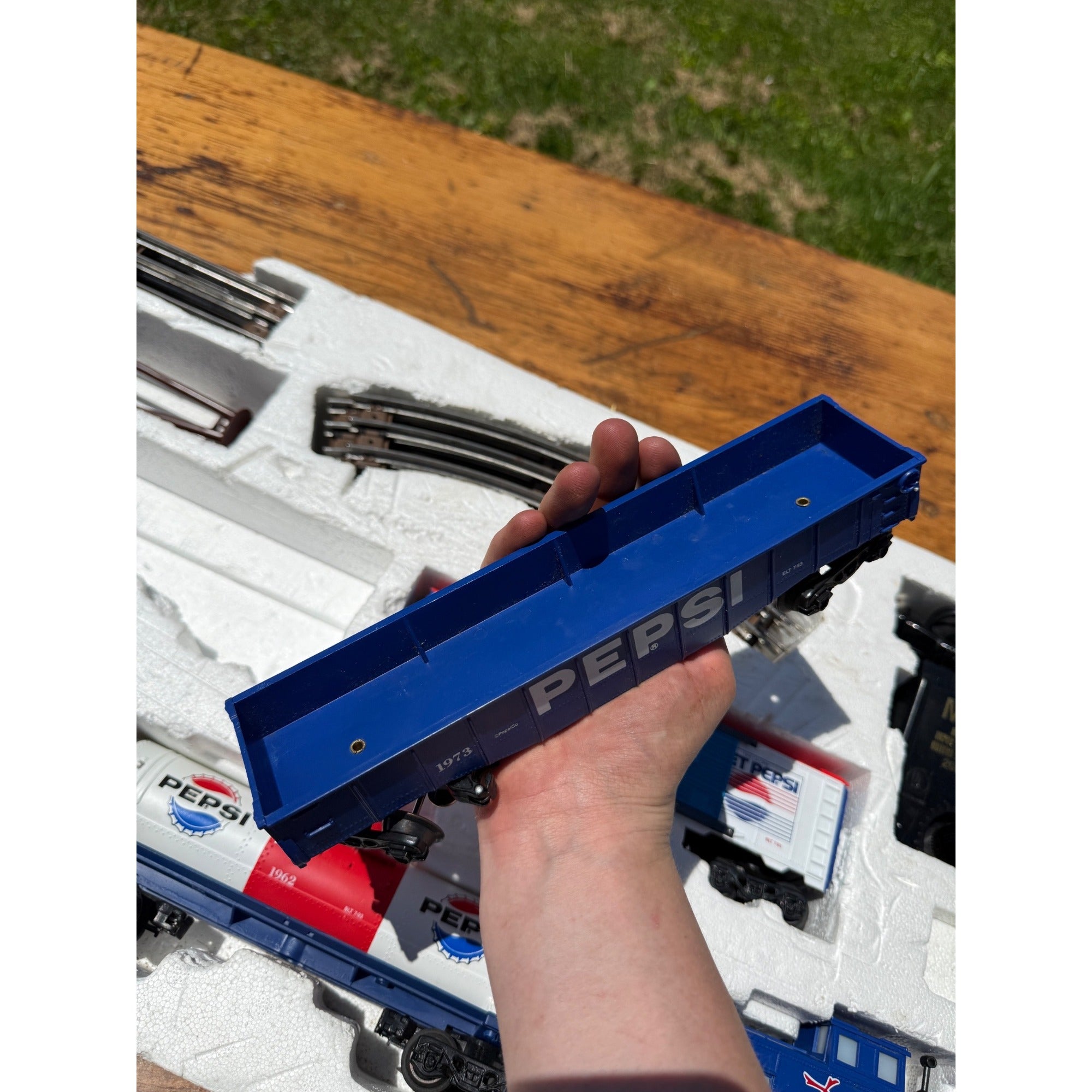 Vintage O-27 Gauge K-Line Pepsi Generation Train Set Complete Set