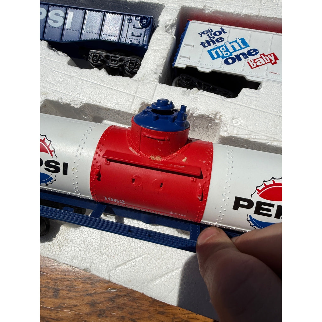 Vintage O-27 Gauge K-Line Pepsi Generation Train Set Complete Set