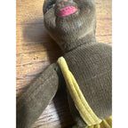 Vintage 1930s Norah Wellings Felt Fabric Black Native Islander Dolls Pair AG799
