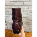 Vintage Executive Imperial Dress Boots Brown Leather Zipper-Side Men’s Size 9.5