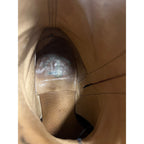 Vintage Executive Imperial Dress Boots Brown Leather Zipper-Side Men’s Size 9.5