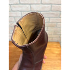 Vintage Executive Imperial Dress Boots Brown Leather Zipper-Side Men’s Size 9.5
