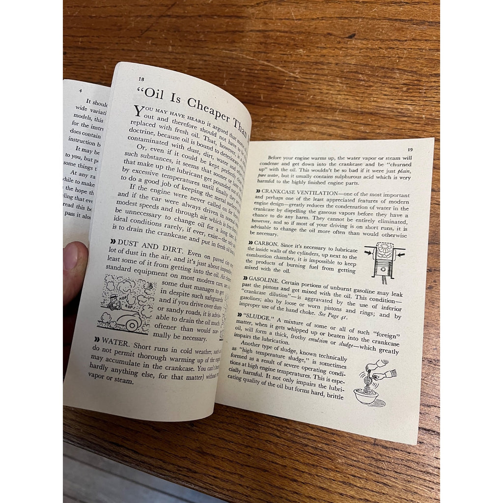 Vintage GM Automobile User's Guide with Wartime Suggestions Booklet WWII WW2