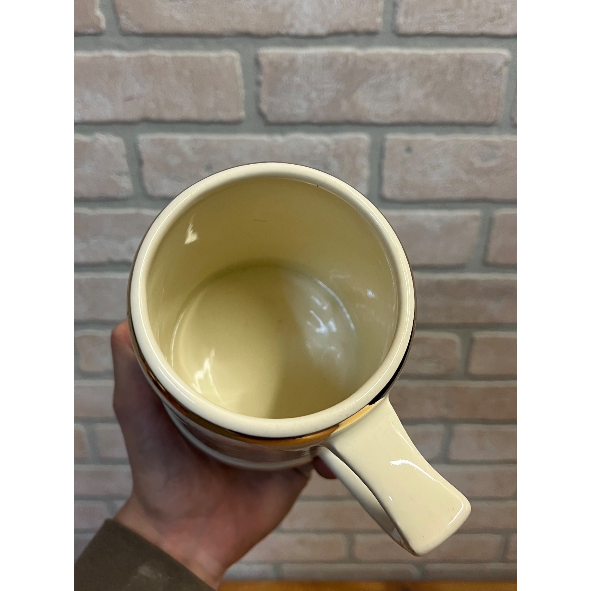 Vintage Large 1960's Wisconsin State University Oshkosh Ceramic Stein Or Tankard Mug WSU