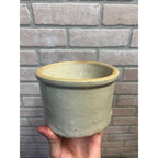 Antique Primitive Stoneware Mortar Bowl - No Pestle - Drug Store Pharmacy Herb Farm Tool