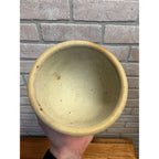 Antique Primitive Stoneware Mortar Bowl - No Pestle - Drug Store Pharmacy Herb Farm Tool